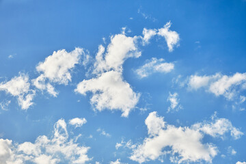 Beautiful clouds on a sunny afternoon
