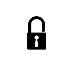padlock.Lock icon vector design template