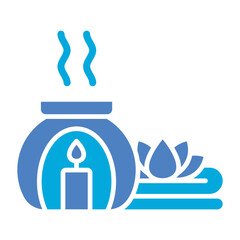 Treatment Glyph Two Color Icon