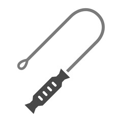 Long Reach Tool Greyscale Glyph Icon
