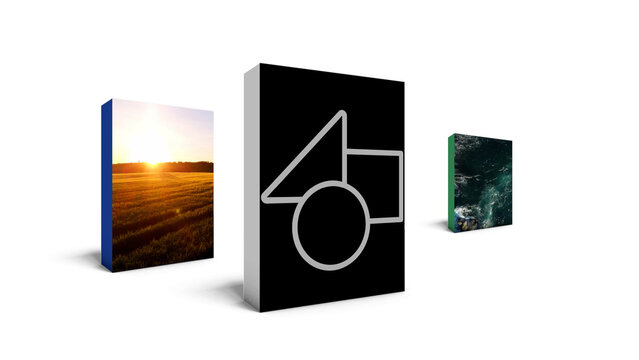 3D Product Box Media Replacement with 4 Styles