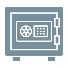 Deposit Box Multicolor Glyph Icon