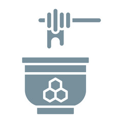 Honey Multicolor Glyph Icon