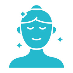 Beauty Treatment Multicolor Glyph Icon