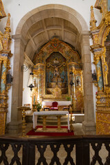 Interior of the Chapel of Bom Jesus, Valença, Portugal 