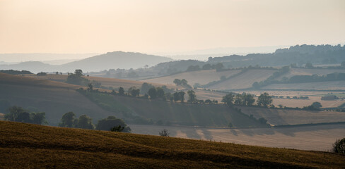 Views over Dorset at Dusk