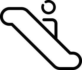 Escalator elevator icon