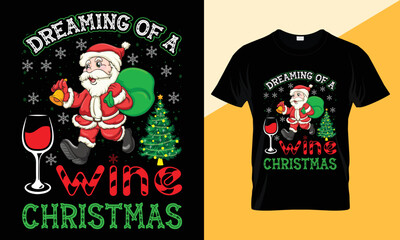 Christmas T-shirt design template