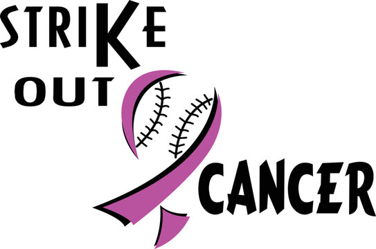 Strike Out Cancer (Editable File) - Vector Illustration