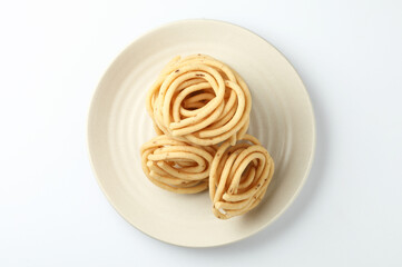 Murukku is a savoury snack popular in south India and Sri Lanka. murukku also known as chakli south indian traditional vegetarian snack