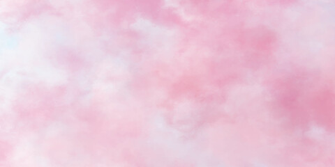 Beautiful and lovely soft pink watercolor background, colorful and blurry realistic pink paper texture with fogg, pink background used for wallpaper, weeding card, graphics design and web design.