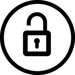 Web Security Lock Icon. Safety, web, security