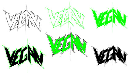 Vegan sketch design