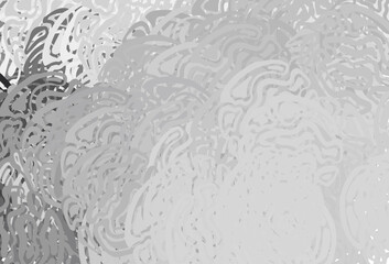 Light Gray vector pattern with curved lines.