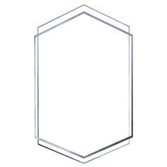 round frame. silver frame. silver frame. blank frame