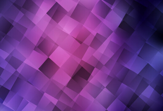 Dark Purple, Pink vector layout with lines, rectangles.