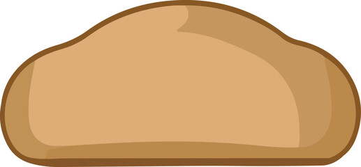 Bread vector , bread symbol on white background.