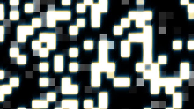 Flashing blocks. Computer generated 3d render