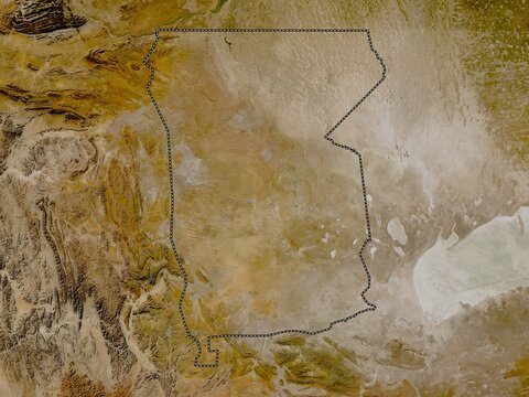 Omusati, Namibia. Low-res satellite. No legend
