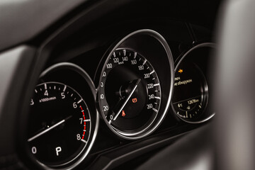 in-car control panel