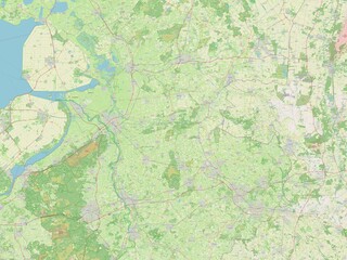 Overijssel, Netherlands. OSM. No legend