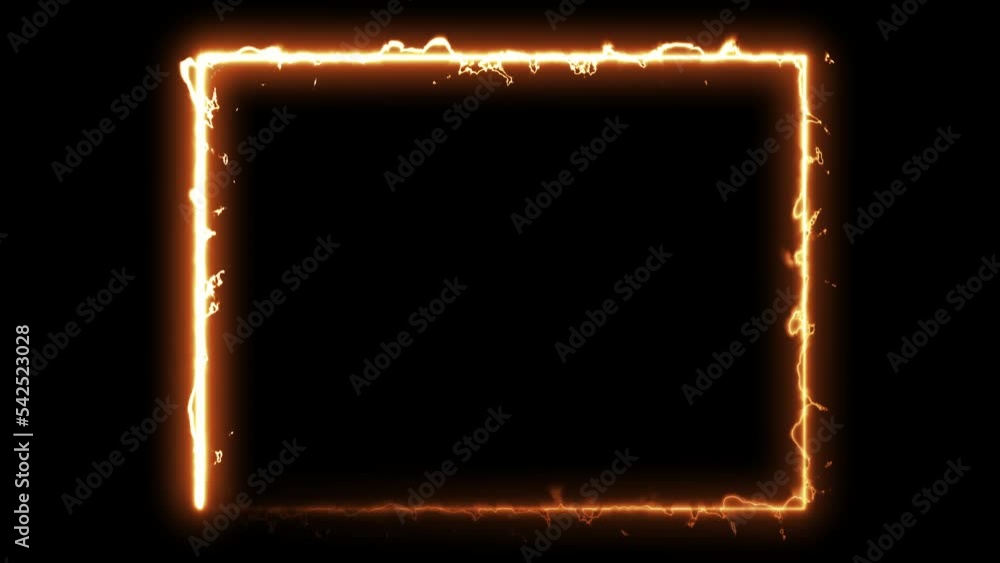 Poster fire square. computer generated 3d render