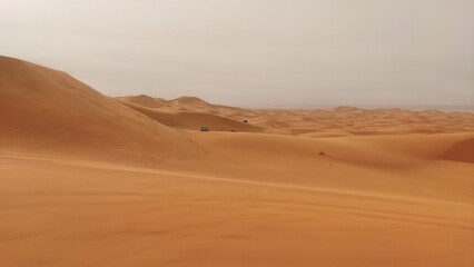 Fototapeta na wymiar The desert of Merzouga, Berber Heart