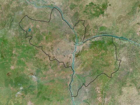 Kogi, Nigeria. High-res satellite. No legend