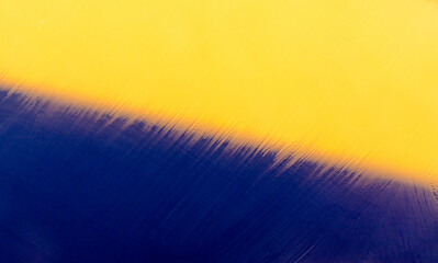 Blue and yellow colors paper texture background. Motion blur texture background. Place for text. Abstract rain lines. Blue and yellow abstract pattern.