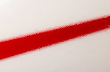White and red colors paper texture background. Motion blur texture background. Place for text. Abstract rain lines. White and red abstract pattern.