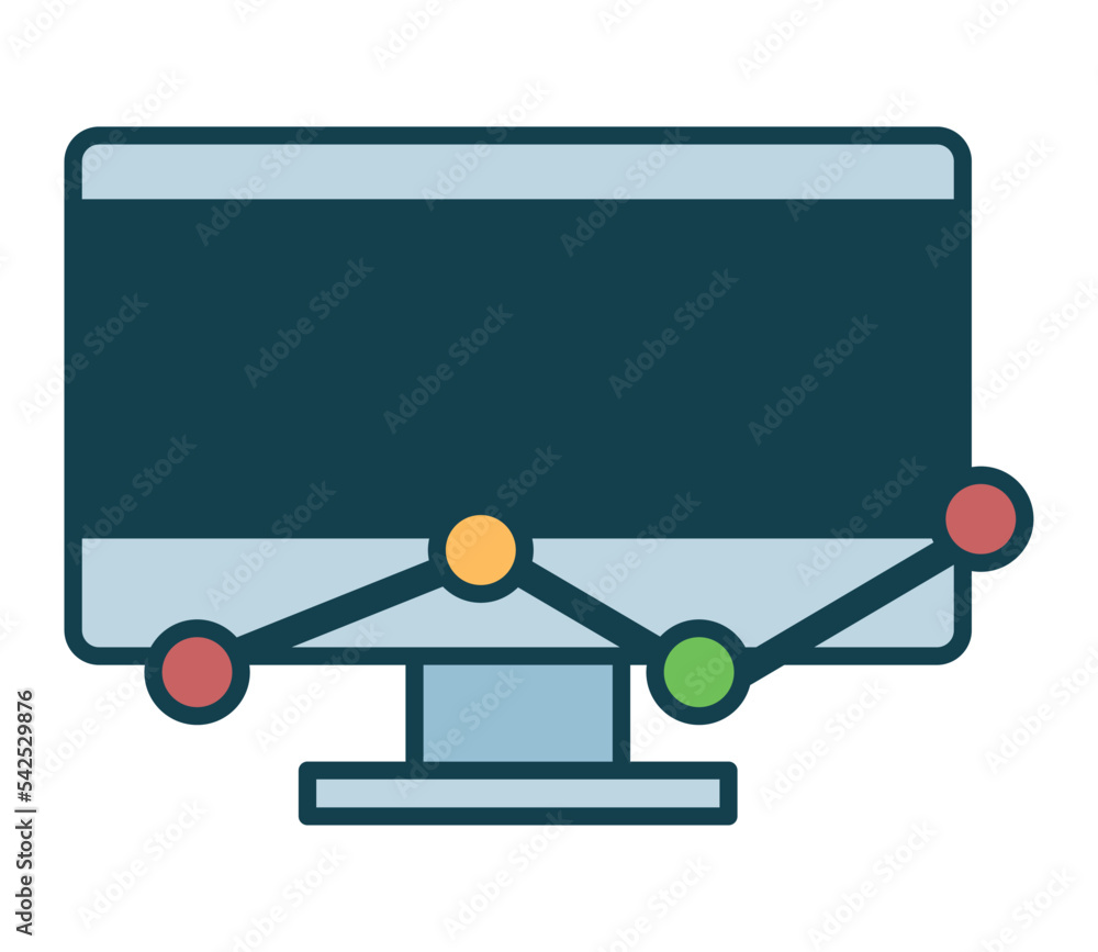 Poster desktop computer tech