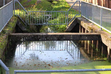 wooden bridge over water