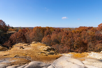 Fall landscape at Buffalo Rock.
