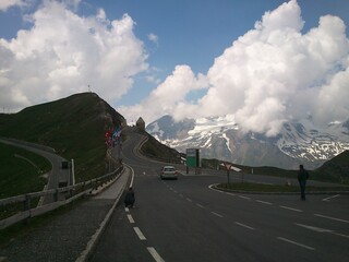 Carretera alpina del Grossglockner, paso de montaña en Austria.
