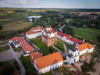 Suprasl, Poland - August 3, 2021:  Monastery of the Annunciation in Supraśl