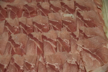 Prosciutto cotto tagliato
