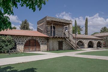 Tel Hai, former Jewish settlement in Northern Israel, located near kibbutz Kfar Giladi, the site of...