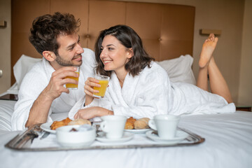 Breakfast in the bed