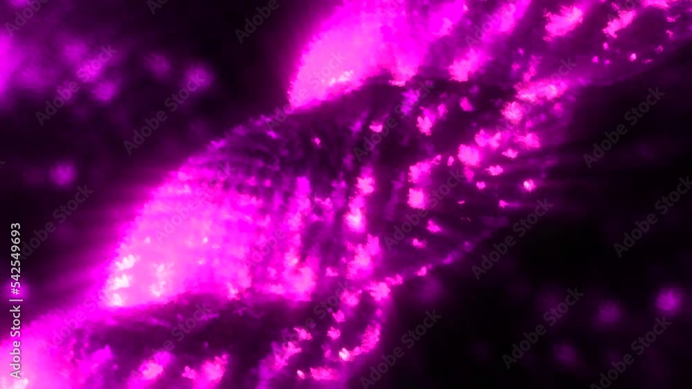 Poster twisted 3d spiral with shiny particles. motion. harness with sparkling sequins on surface. luxurious
