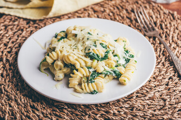 Spinach Pasta with Ricotta