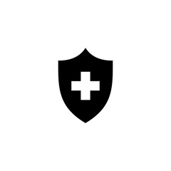 Obraz premium Health insurance icon vector illustration. Insurance document sign and symbol