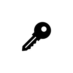 Key icon vector illustration. Key sign and symbol.