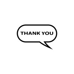 thank you icon vector design templates