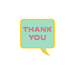 thank you icon vector design templates