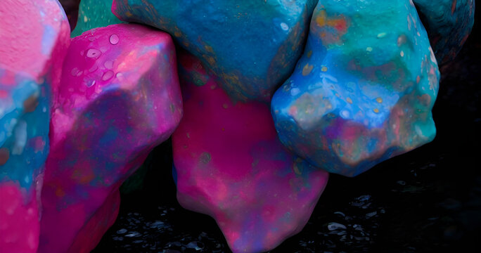 Piedras mojadas, wallpaper