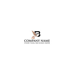 Dynamic symbol of birds and letters b