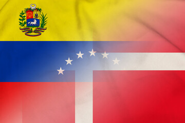 Venezuela and Denmark state flag transborder relations DNK VEN