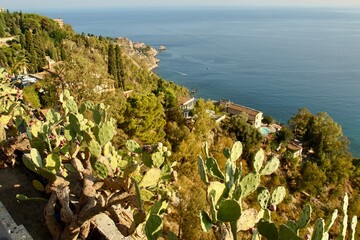 View of Sicilian coastline 