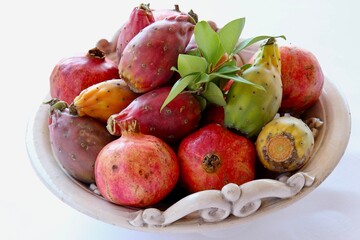Plate of fruit, Sicily 