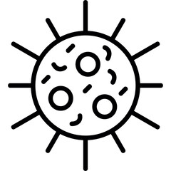 Obraz premium Bacteria Icon